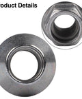 Get Those Tesla Model 3 Or Model Y Wheels Rocking With This Heavy Duty Wheel Lug Nut Set Designed For 2021 Through 2024 Models featuring Metal Durability Quick Install And OE Replacement Specs To Keep Your Rides Safe And Solid. steel wheel lug nut, threaded interior close-up