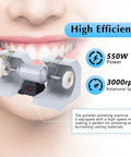 Top Shelf 110V Dental Polishing Lathe With Riproaring 550W Motor And Blistering 3000RPM Speed designed for efficient dental polishing.