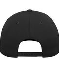 Back view of Sailplane Pilot Adjustable Baseball Hat With Dope Soaring Lift Graphic For Glider Fans And Flight Training Black Cap