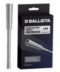 Stainless Steel Penetrator Insert Adapter For Micro Diameter Arrow Shafts 4.2mm ID To 7.6mm Tips Broadheads, 120 Grain, 12 Pack, Silver Finish