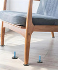 Chair with Threaded Leveling Feet M6 Cup Glides For Furniture And Tables Adjustable Foot Levelers on wooden floor