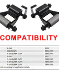 Rear Leaf Spring Shackle Kit 722018 Left Rear Right Rear Pair For Ford Excursion F250 F350 Super Duty F450 Trucks