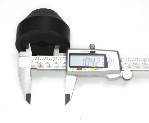 Durable Rubber Winch Line Stopper and Synthetic Cable Saver for ATV UTV Jeep and ORV with measurements