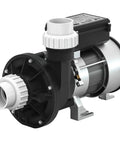 Rock Solid Hot Tub Bath Replacement Pump Featuring Cool Running Copper Winding LX Motor With Thermal Overload Protection And Dual One Point Five Inch Unions For Spa And Jacuzzi Systems.