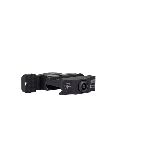 MRO Miniature Rifle Optic Lever Quick Release Low Mount in black aircraft-grade aluminum, side view, for AR rifles