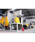 No Nonsense Commercial Dual Rotor Tire Volume Reducer With High Torque Two Shaft Setup for heavy duty tire shredding.