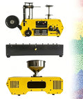 High Precision Desktop 3D Printer Filament Extruder And Plastic Waste Recycler Machine With Smooth Continuous Feed for hobbyist makers.