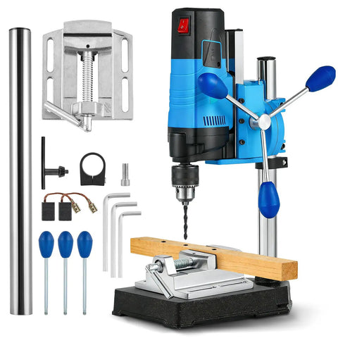 Mini Benchtop Drill Press With 6 Speeds And 2800 RPM For Metal Wood And DIY Projects 1200W Power Portable Table Driller kit