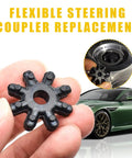 Close-up of 4 Pack Flexible Steering Coupler Replacement Kit For Auto Power Steering Columns And Steering Motors in hand