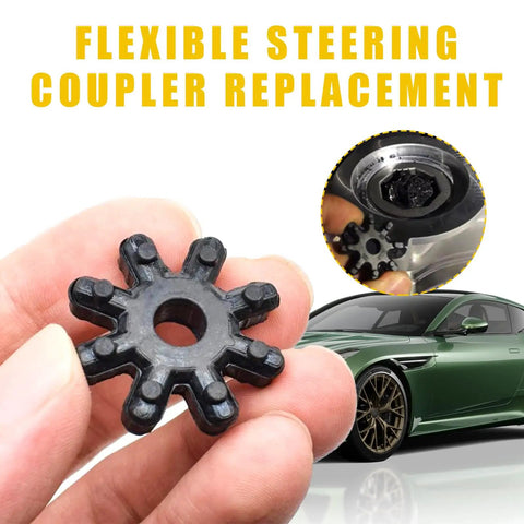 Close-up of 4 Pack Flexible Steering Coupler Replacement Kit For Auto Power Steering Columns And Steering Motors in hand