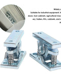 Heavy Duty Built Tough RV Door Catch And Trailer Door Latch With Spring Loaded Double Roller Zinc Alloy Screws Included