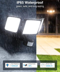 100W Smart LED Security Flood Light With Motion Sensor, Outdoor WiFi Flood Light Alexa App Control, IP65 waterproof design