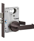 Commercial Bathroom Lever Handle Without Cylinder Privacy Lock Grade 1 Restroom Door Lever For Offices And Industrial Use