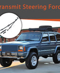 Heavy Duty Steering Linkage Pitman Arm Damper Drag Kit Replacement For Ram 1500 2500 3500 2003 2013 on Ram 4x4 truck