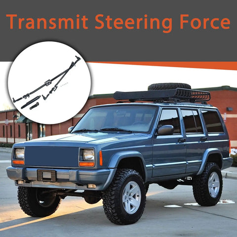 Heavy Duty Steering Linkage Pitman Arm Damper Drag Kit Replacement For Ram 1500 2500 3500 2003 2013 on Ram 4x4 truck