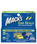 Dual Purpose Earplugs With Detachable Cord Pack Of 3 Pairs displayed in blue packaging with noise reduction label