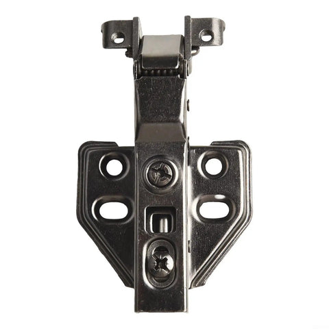 Quiet Close Glass Door Hinge With Hydraulic Dampening System In Black Steel, front view of heavy duty aluminum frame hinge