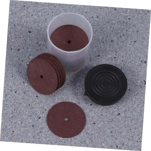 36 Piece Heavy Duty Cutting Wheels And Grinding Discs For Cutters Metal Cut Off Set displayed in a container on a grey surface