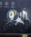 Electric Bike Gear Clutch Kit With 36T Planetary Nylon Gears For 500 To 750W Motors, shown with e-bike, focus on gears