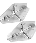 Heavy Duty Stainless Steel Table Hinge With High Hardness For Foldable Tables And Cabinet Doors Smooth Glide Durable Furniture Hardware