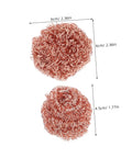 Six Pack Soldering Tip Copper Wire Sponge Balls For Efficient Tin Removal And Clean Tip, 60x60x45 mm, close-up view