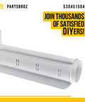 Close-up of 5304515845 Agitator Replacement For Frigidaire And Kenmore Washer Dryer Combo, showing durable material.