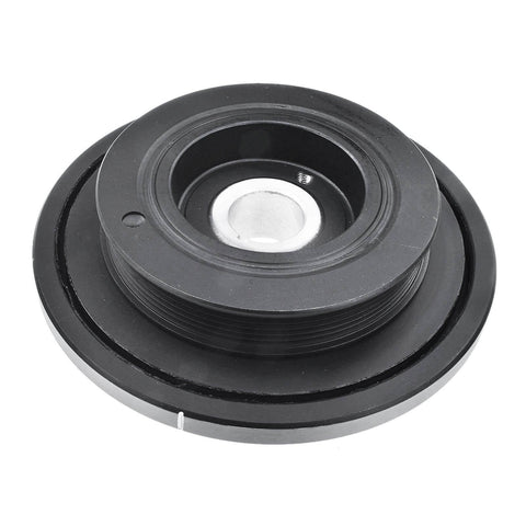 Close-up of Engine Harmonic Balancer Crankshaft Pulley For Lexus GS300 IS300 SC300 And Toyota Supra 1992 To 2005 3.0L DOHC L6 Replacement 1340746020 594736 Durable Rust Resistant Construction For Long Lasting Reliability And Easy Install Fitment.