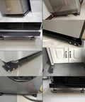 Extendable Appliance Rollers For Washer And Dryer BeefedUp Heavy Duty Mobile Base under appliances in kitchen setup