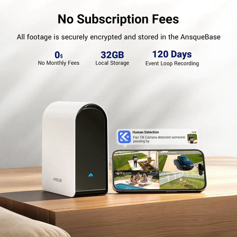 Wireless Outdoor Home Security System With Four Cameras No Monthly Fees Solar Powered Long Local Storage 365 Day Battery Life