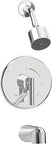 Single Handle 1 Spray Tub And Shower Trim In Polished Chrome With 1.5 GPM Flow Durable Brass Construction No Valve Included