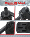 Kick Overheating To The Curb With This Badass Auxiliary Coolant Pump Built For 2008 To 2010 Ford F-250 F-350 F-450 F-550 Super Duty 6.4L V8 Diesel Rigs And Trucks close-up view of pump with ports