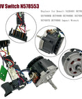Motor And Switch Assembly Replacement Kit For 20V Impact Wrench DCF899 Series And DCF897B DCF898B Models, detailed view