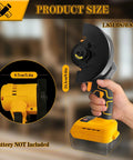 Person holding 4 Inch Brushless Cordless Cut Off Tool For 20V Battery Compatibility Workhorse 500W Angle Grinder Saw Kit