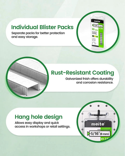 Top Shelf Jt21 Staples Bulk Refill Featuring Quarter Inch Galvanized Fine Wire With 7/16 Crown, blister packs and rust-resistant features.