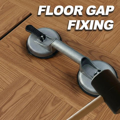 2 Pack Heavy Duty Aluminum Vacuum Glass Lifters With Rock Solid Grip And Hella Strong 240 Pound Crush Capacity For Mirror Tile Granite Moving And Quick Dent Pulling Jobs on wooden floor.
