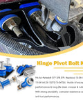 Engine Hood Hinge Pivot Bolt Kit With Truck Hood Bumper And Hood Roller Bushings For 357 377 378 379 Models Replaces 13 04154 13 04164