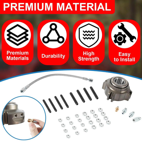 Hydraulic Release Throwout Bearing Kit For Multi Disk Racing Clutch 5 5 Inch To 7 25 Inch Clutches Compatible With Chevy GMC