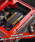 Chevrolet K10 One Eighteen Scale RC Truck With 4WD Dual Speed Switch LED Lights Off Road Crawler For Adults open engine view