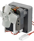 Heavy-Duty 2.0 RPM Auger Motor Replacement For Universal AC Pellet Grills showing fan blades and wiring
