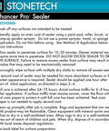 Top Tier Stone Sealer Brings Back That Badass Slab Yard Glow On Natural Rock Surfaces with Application Directions and Instructions