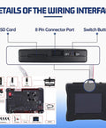 Details of the wiring interface for Top Shelf 3020 Plus CNC Router With 500W Spindle for Wood Milling and Metal Engraving.