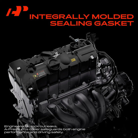 Engine Valve Cover For BMW 2.5L 3.0L Cars 125i 128i 130i 323i 328i 525i 528i 530i X3 X5 Z4 E60 E70 E82 E83 E84 E89 E90 E92 Direct Fit Replacement 11127552281 shown installed