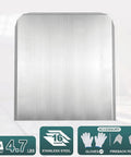 Adjustable Steel Heat Deflectors With Base And Back Panel For Efficient Home Heating In Fireplaces Easy Backplate Installation