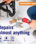 Heavy Duty Marine Grade Leak Stopping Tape, 15 Ft By 4 In, Waterproof Patch in use under sink repairing pipes