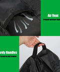 Outdoor Prep Table Cover 36 By 30 By 35 Inches Waterproof with air vents and sturdy handles for easy handling.
