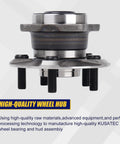Rear Wheel Bearing And Hub Assembly 512218 Compatible With Toyota Celica 2000 2005 Corolla 2003 2008 Matrix 2003 2008 And Pontiac Vibe 2003 2008 5 Lug Bolts Non ABS