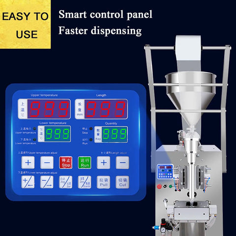 Heavy Duty Automatic Liquid Filling Machine Spot On Precision Pump No Drip Nozzle with smart control panel and stainless steel body.