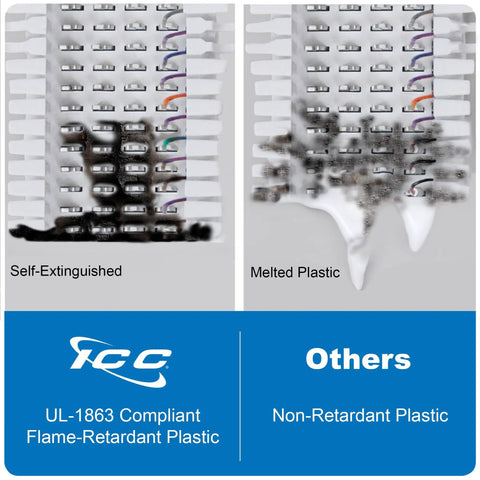 Prewired 66 Block With 89D Mounting Bracket And Cover For Telephone System 25 Pair Female Telco Connector 66M1 25M flame-retardant plastic test image