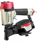 Professional Roofing Nail Gun With 15 Degree Mag for fast driving, features compact design and holds 120 fasteners.