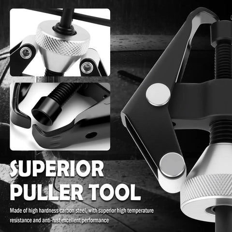 Pro Grade Windshield Wiper Arm Removal Tool Kit Carbon Steel Adjustable Wiper Arm Puller close-up components view